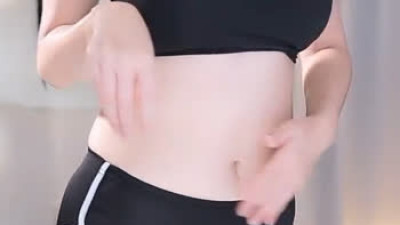 둘기얏 검정 튜브탑 팬티급 돌핀팬츠 몸매