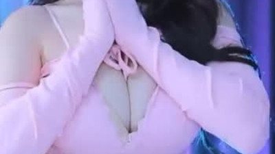 BJ 그릴래영 핑크 브라 묵직 가슴골