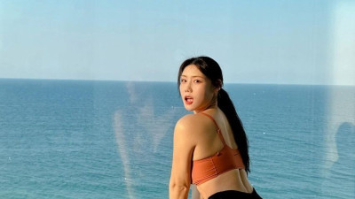 유부녀 전보람 모닝 레깅스 요가