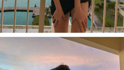 휴가 즐기는 강인경 몸매