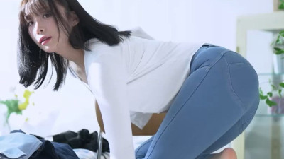 청바지 핏 지리는 처자