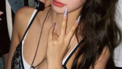 전은비 치어리더 브라탑 밖에 입은 망사 브라 가슴골