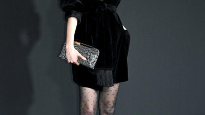 배윤영 검스 땡땡이 각선미