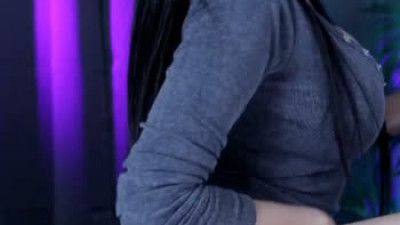 정다별이 바우치 짙은 회색 원피스 몸매