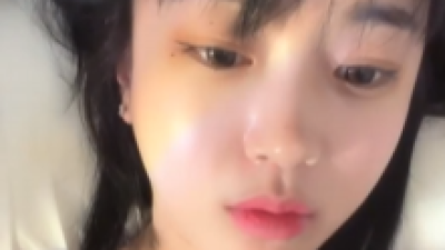 문월 누워서 방송 꼭지 노출