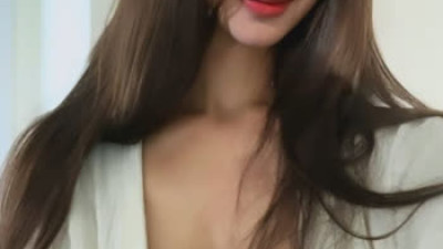 모델 한여은 노브라 묵직 알가슴 핏줄