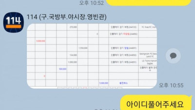 114 먹튀주의