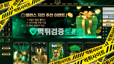 밸런스 807만원 먹튀