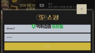 쇼핑
