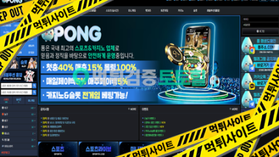 PONG 퐁 먹튀