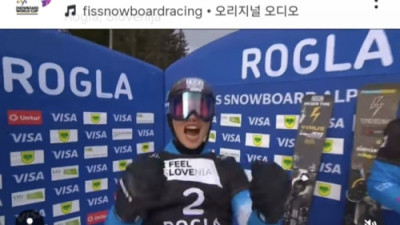 ‘배추보이’ 이상호, 올림픽 전 마지막 월드컵 평행대회전 우승