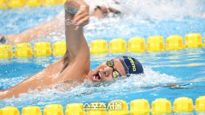 ‘아쉽다’ 이인국, 자유형 200m 4위 마무리…주종목 배영 100m서 ‘金’ 노린다[SS항저우in]