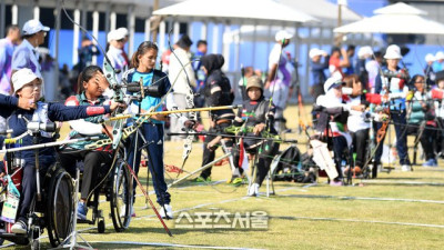 [포토] 과녁 향해 집중하는 조장문