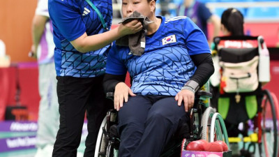 [포토] 정소영 ‘긴장하지 말자’