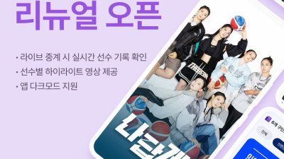 WKBL 통합 애플리케이션, 시즌 앞두고 리뉴얼 진행