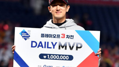 [포토]'6이닝 무실점' MVP 고영표