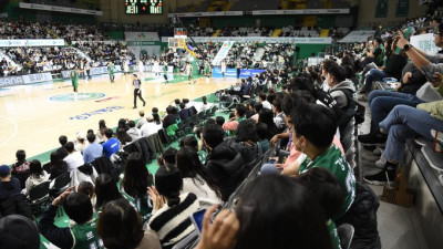 프로농구 1라운드 관중 12% 증가...입장수익 26% 상승