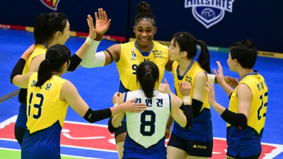 ‘고른 득점 분포’ 현대건설, IBK기업은행 3-0 셧아웃 제압[현장리뷰]