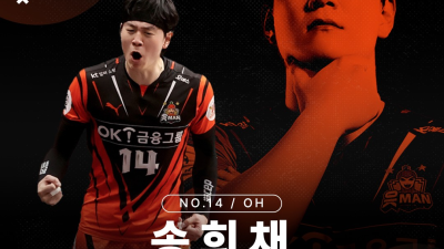 팬이 뽑은 OK금융그룹 2R ‘푸마 MVP’… 영광의 주인공은 ‘친정 복귀’ 송희채