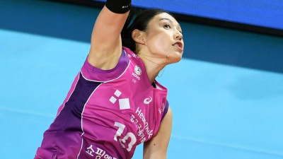 [포토]흥국생명 김연경, 파워 넘치게!