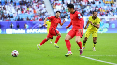 ‘환상 궤적’ 이강인, ‘대참사’ 직전 한국 또 구했다…‘환상 프리킥’ 동점골 작렬 [SS도하in]