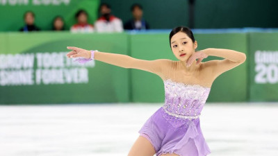 ‘女피겨’ 신지아·김유성, 쇼트서 나란히 3·4위…메달 전망↑ [2024강원]