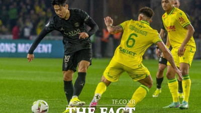 '아시안컵 논란' 이강인, PSG 복귀전 61분 활약 '무득점'