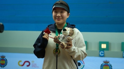 권은지, 한국 女공기소총 22년 만에 월드컵 ‘금빛총성’ 울렸다