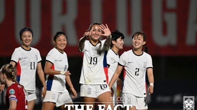 ‘케이시 결승골’ 한국여자축구, 체코에 2-1 勝...28일 포르투갈전