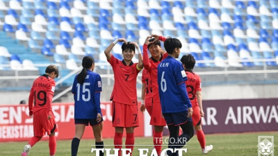 한국여자축구 U-20 대표팀, 아시안컵 대만에 '대승'... 9일 우즈벡과 3차전