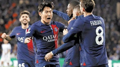 음바페 향한 이강인의 첫 UCL 도움…UEFA ‘이주의 어시스트’ 선정