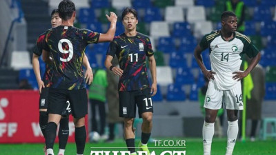 황선홍 없는 올림픽축구대표팀, 사우디 꺾고 호주와 우승 다툼