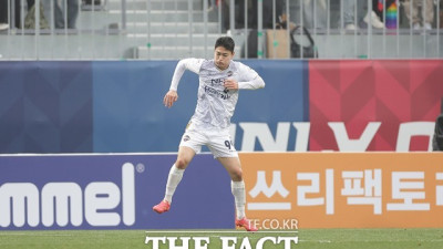 프로축구 첫 ‘멀티골’?이중민(김천), K리그1 4라운드?MVP '영예'