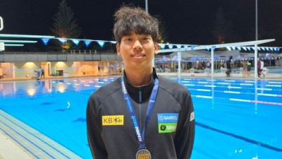 이주호, 오픈 선수권 배영 100m 2위…김우민은 자유형 800m 3위