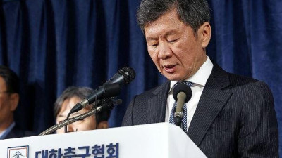 축구지도자협회 정몽규 회장에 심한 회의감...사퇴하라 성명