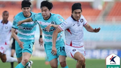 갈 길 바쁜 ‘최소 득점’ 안산-청주, VAR 불운 속 0-0 무승부 [SS현장리뷰]