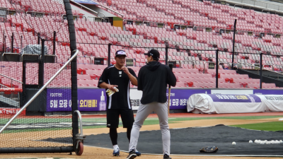 “새로운 외국인 타자인줄 알았어요”…KT 비밀병기는 ‘빅또리 투어’ 중 [SS수원in]