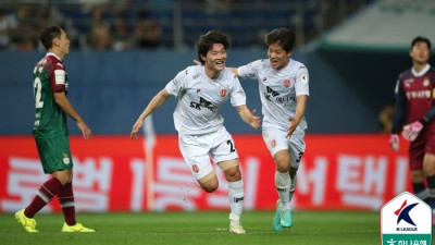 ‘한종무 결승포’ 제주, 대전 1-0 제압 ‘무실점 2연승’…6위 점프