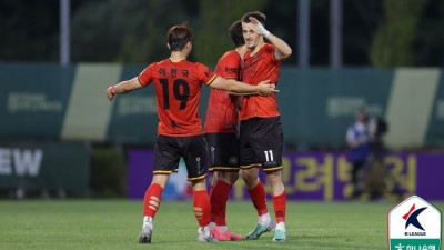 ‘플라나 결승포+손정현 PK선방’ 김포, 안산 1-0 잡고 ‘4위 점프’ [K리그2]