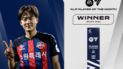 '5월에만 4골' 이승우, 2024시즌 5월 EA SPORTS K리그 이달의선수상 수상