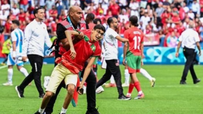 2시간 중단에 득점취소까지…첫 경기 축구 '대혼란' [파리올림픽]