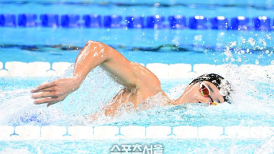 김우민이 해냈다, 400ｍ 자유형 동메달! 박태환 이후 12년 만의 메달 ‘쾌거’[SS파리in]