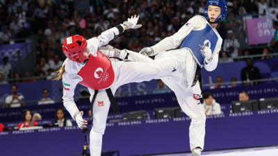 ‘언더독의 반란’ 올림픽 랭킹 24위 김유진, 5위, 4위, 1위, 2위까지 꺾어내며 ‘금빛 발차기‘ 성공