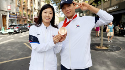 “배부른 소리 마!” 태권도 주정훈 銅 이끈 ‘일침’…은퇴 없다, LA까지 달린다 [파리2024]