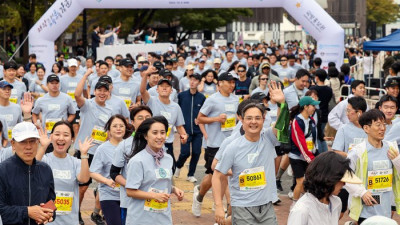 장병·시민 5100명 올림픽공원을 달리다…제20회 국방일보 전우마라톤 대회