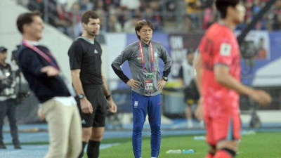 [SW포토]한국축구대표팀 홍명보 감독