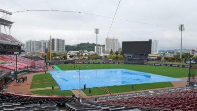 한국시리즈 1차전·2차전, 비로 인해 23일로 재연기