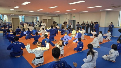 마사회 유도단, 유소년 꿈나무 위한 재능기부…기술 및 마음건강 관리법까지 전수