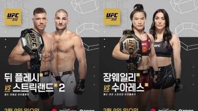 UFC, 호주 시드니서 더블 타이틀전 연다… ‘챔프’ 뒤 플레시-장웨일리 출격