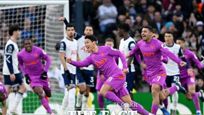 [속보] 황희찬 선제골-손흥민 PK '실축'...토트넘 2-1 울버햄튼(전반)